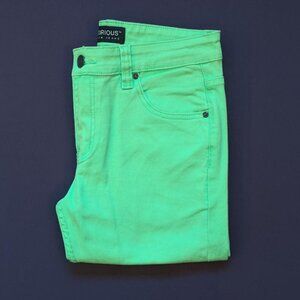 Victorious | Highlighter Neon Green Skinny Jeans | 32x30